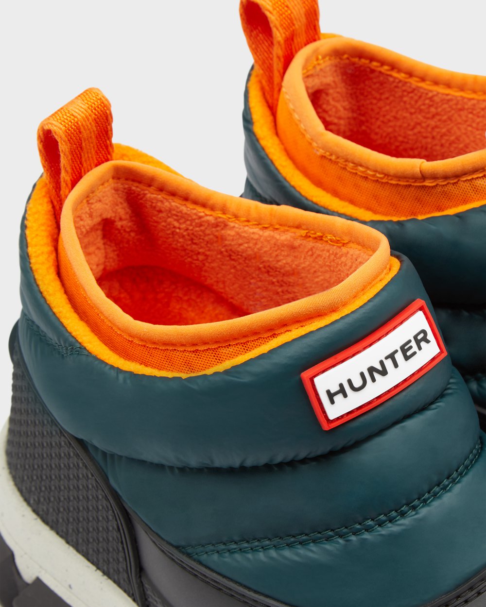 Botas de Nieve Hunter Mujer - Original Insulated Ankle - Verdes/Grises - BRZTJKS-39